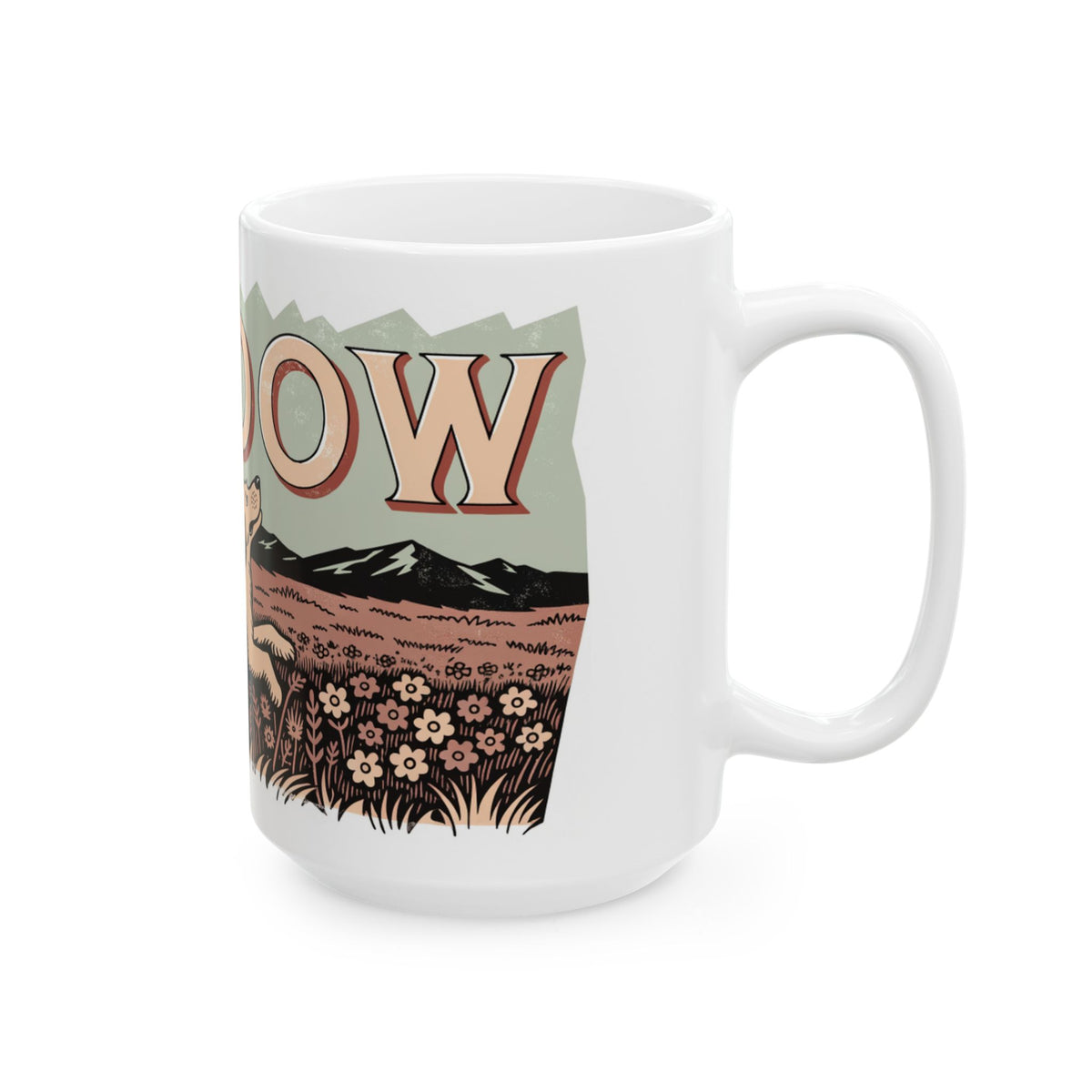 Cocker Spaniel ceramic coffee mug, 11oz and 15oz woodblock cocker gift - view 17