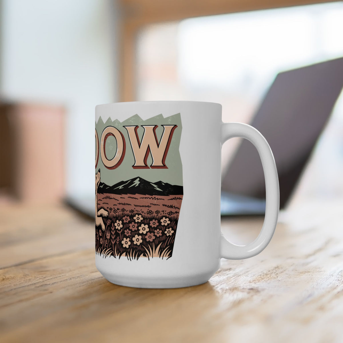 Cocker Spaniel ceramic coffee mug, 11oz and 15oz woodblock cocker gift - view 18