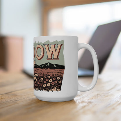 Cocker Spaniel ceramic coffee mug, 11oz and 15oz woodblock cocker gift - view 18