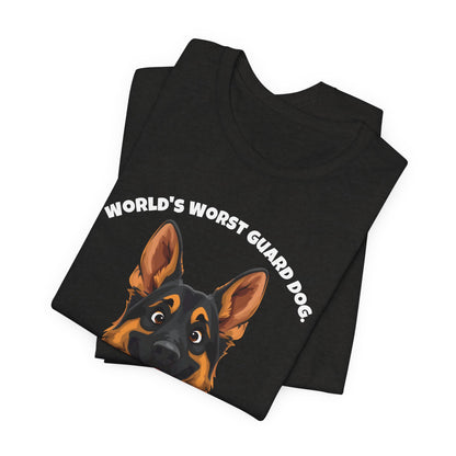 World's Worst Guard Dog German Shepherd T-Shirt