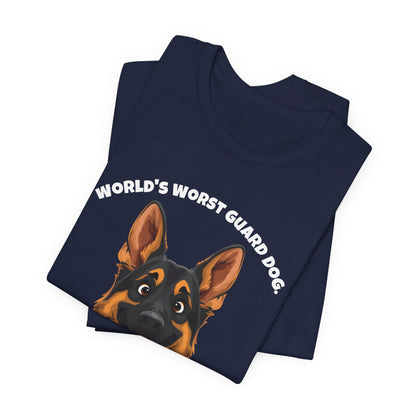 World's Worst Guard Dog German Shepherd T-Shirt
