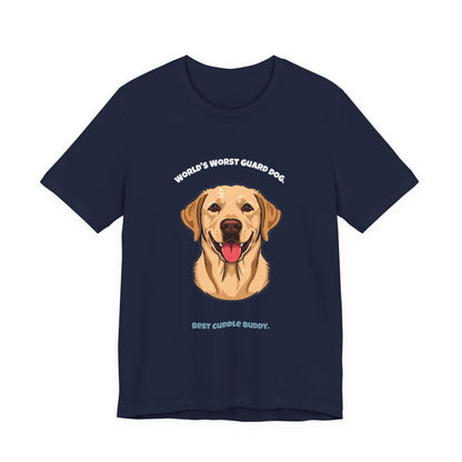 World's Worst Guard Dog T-Shirt — Funny Labrador Unisex Tee — SniffWaggleNWalk