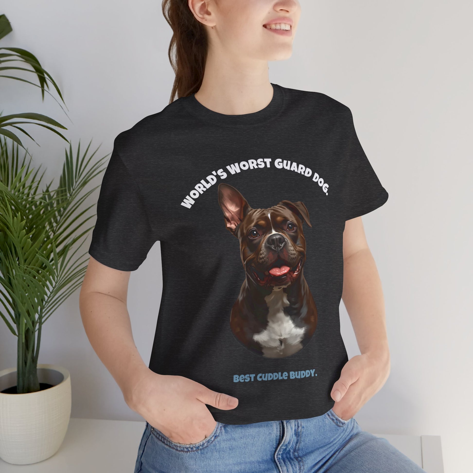 World's Worst Guard Dog Staffie T-Shirt