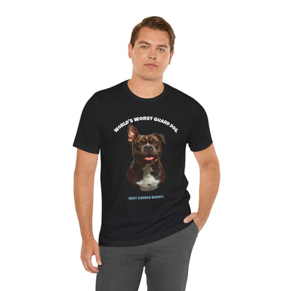 World's Worst Guard Dog Staffie T-Shirt