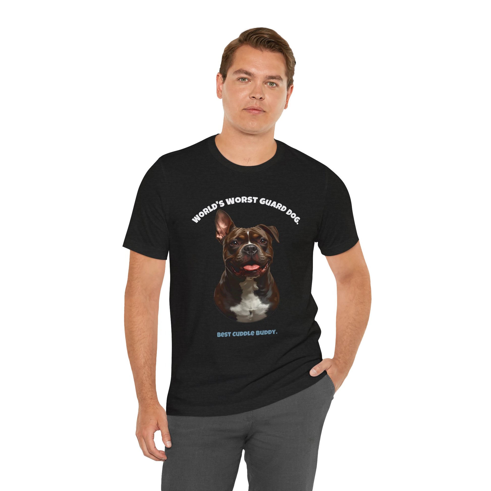World's Worst Guard Dog Staffie T-Shirt