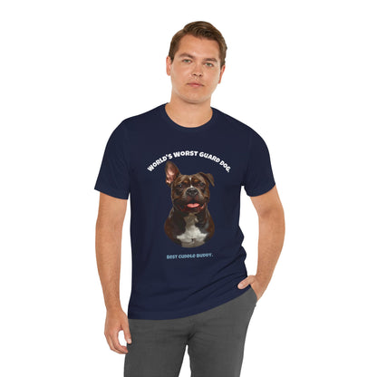 World's Worst Guard Dog Staffie T-Shirt