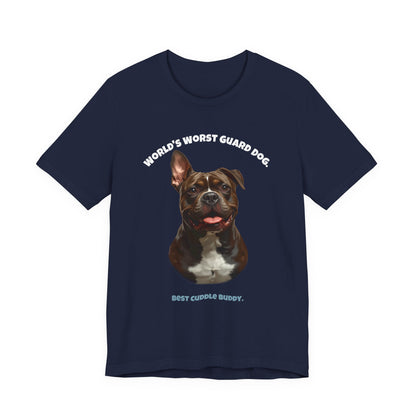 World's Worst Guard Dog Staffie T-Shirt