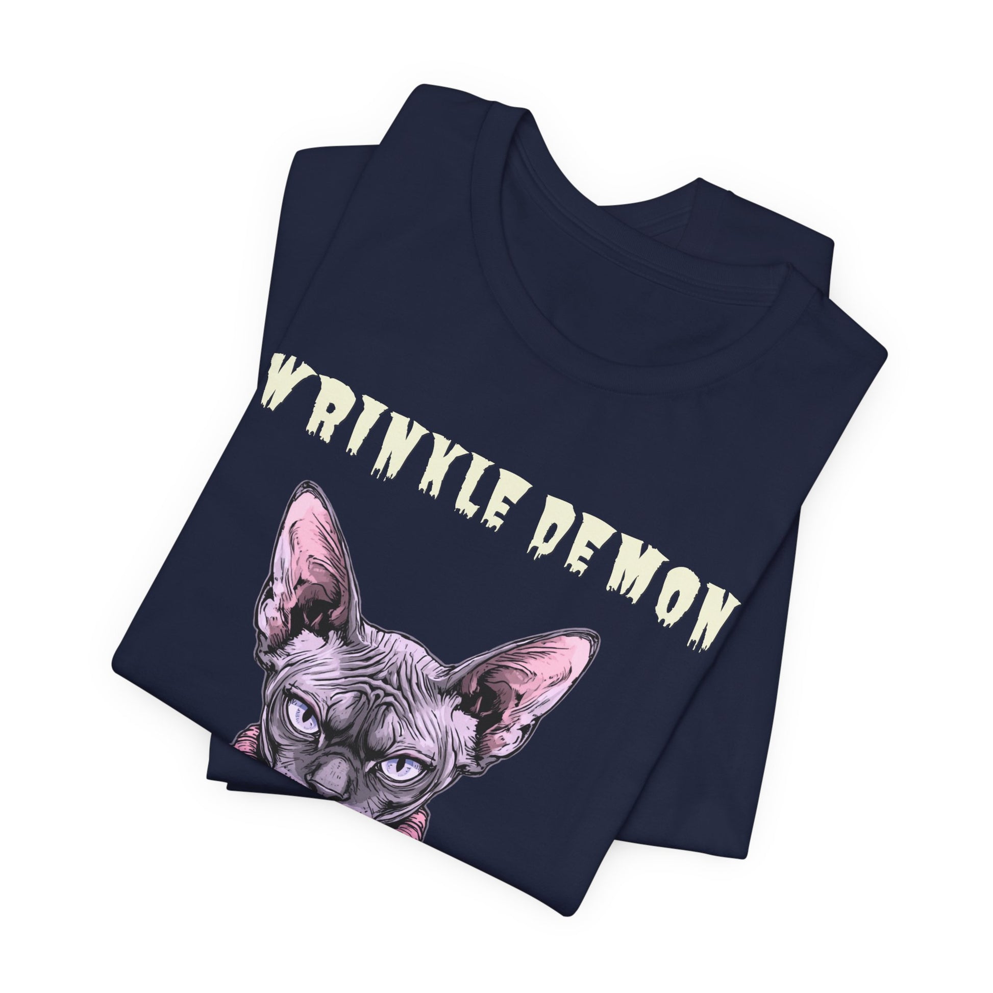Wrinkle Demon Sphynx Cat T-Shirt unisex fit