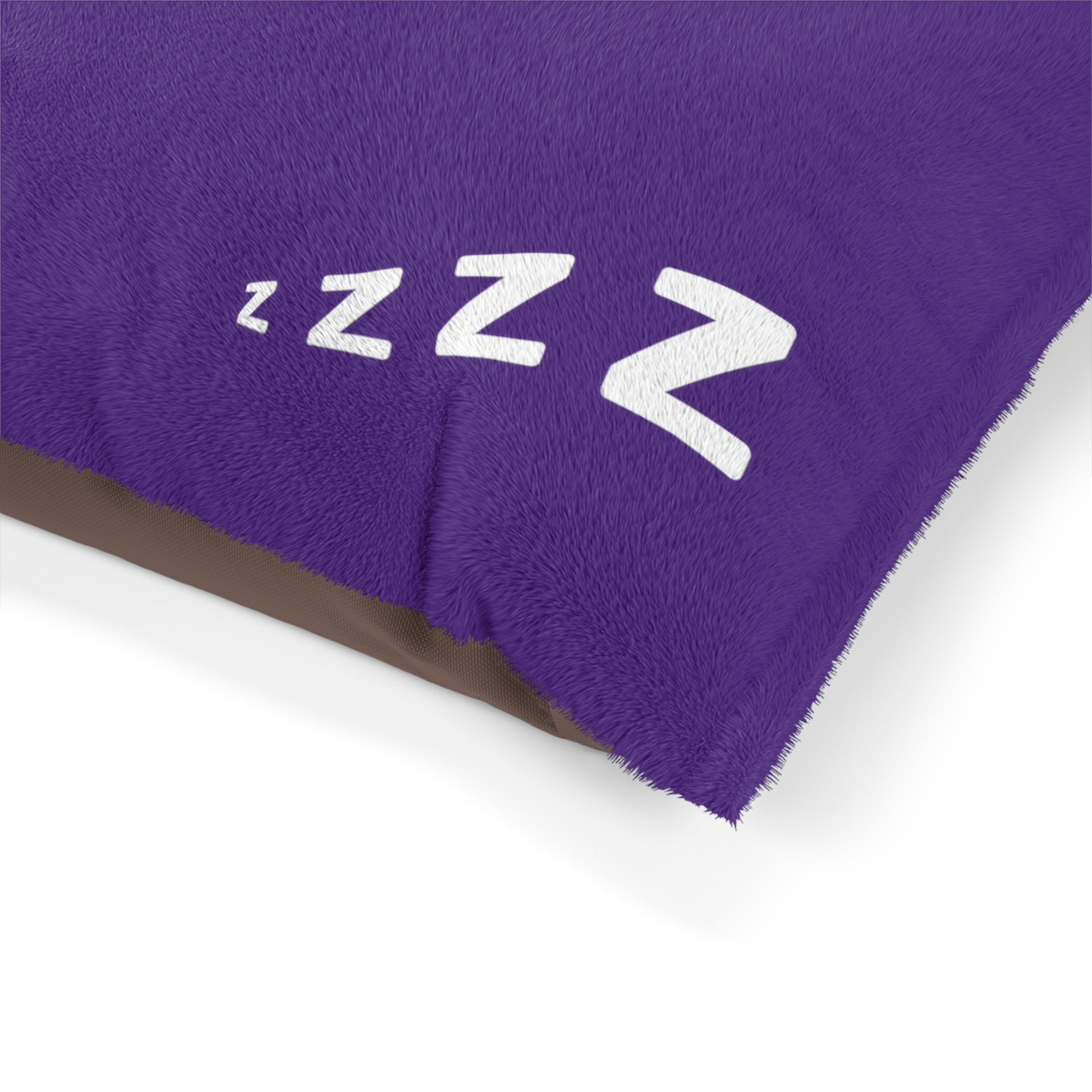 Wynken, Blynken & Nod Bedtime Poem Pet Bed — back view, cotton underside
