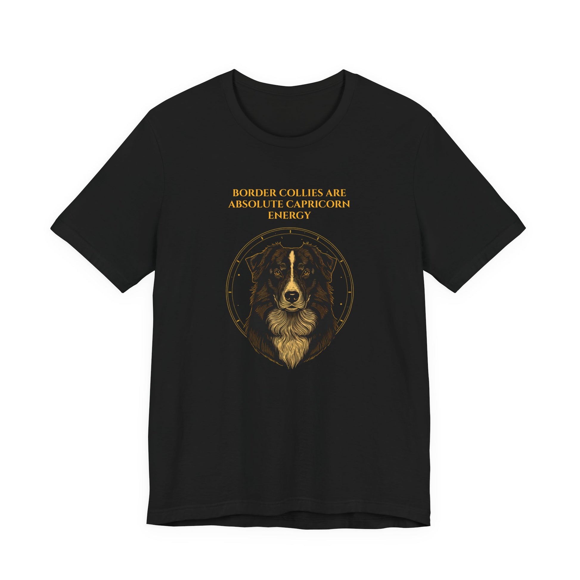 Zodiac Pack Border Collie T-Shirt — Capricorn design, photo 06