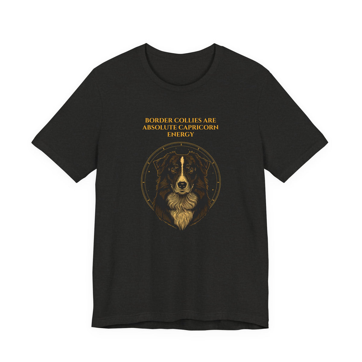 Zodiac Pack Border Collie T-Shirt — Capricorn design, photo 11