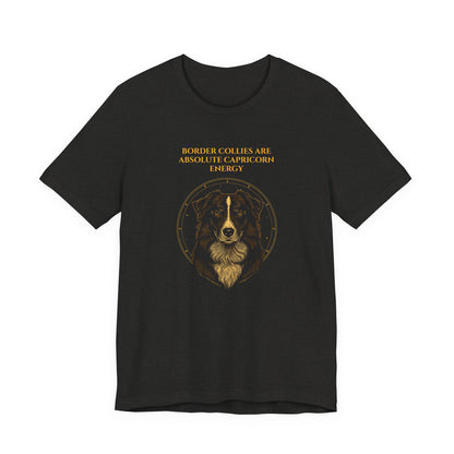 Zodiac Pack Border Collie T-Shirt — Capricorn design, photo 11