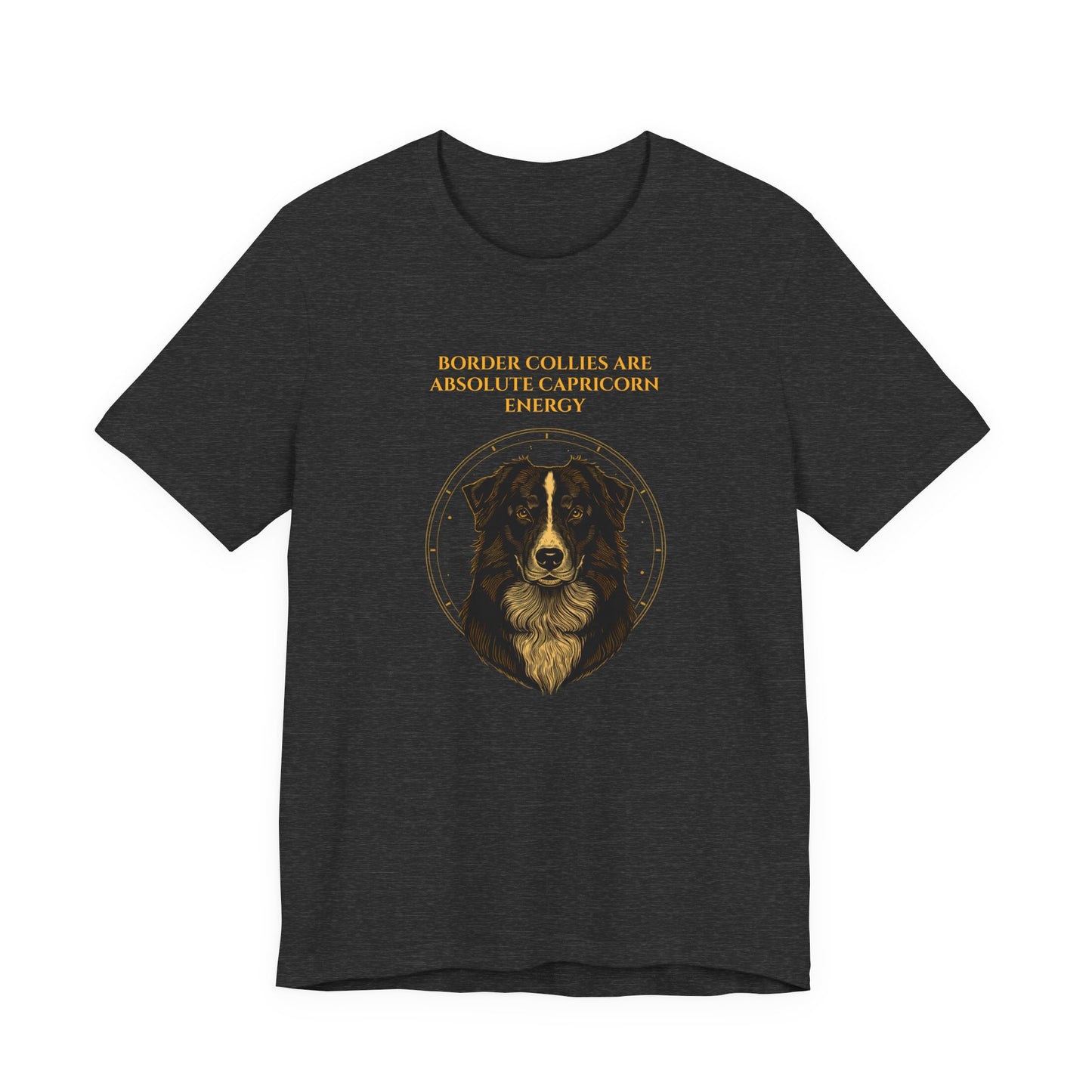 Zodiac Pack Border Collie T-Shirt — Capricorn design, photo 16