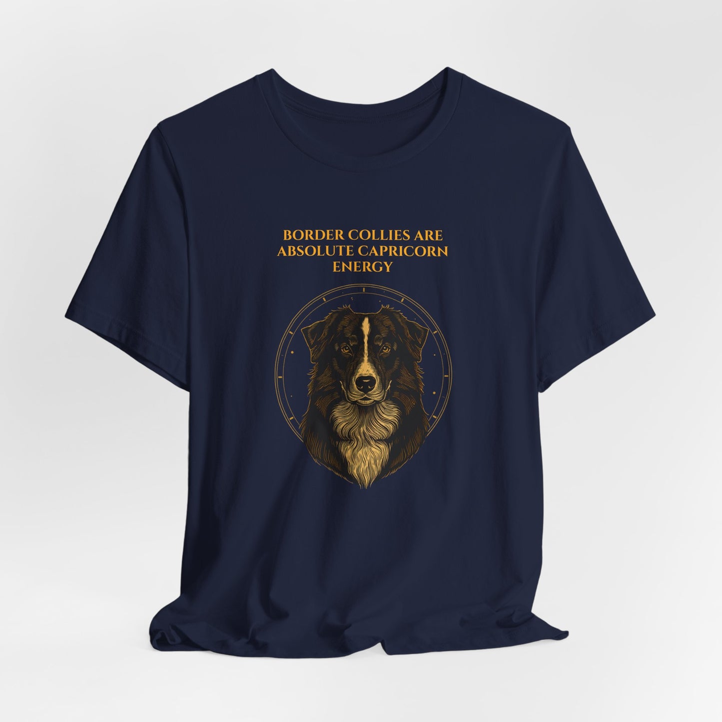 Zodiac Pack Border Collie T-Shirt — Capricorn design, photo 24