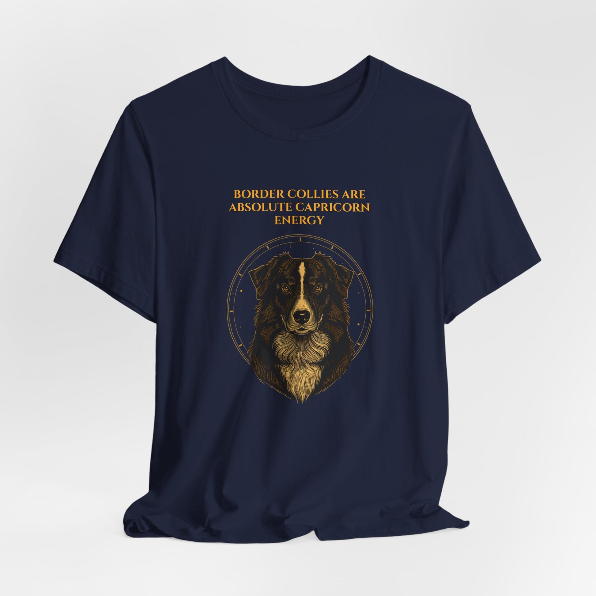 Zodiac Pack Border Collie T-Shirt — Capricorn design, photo 24