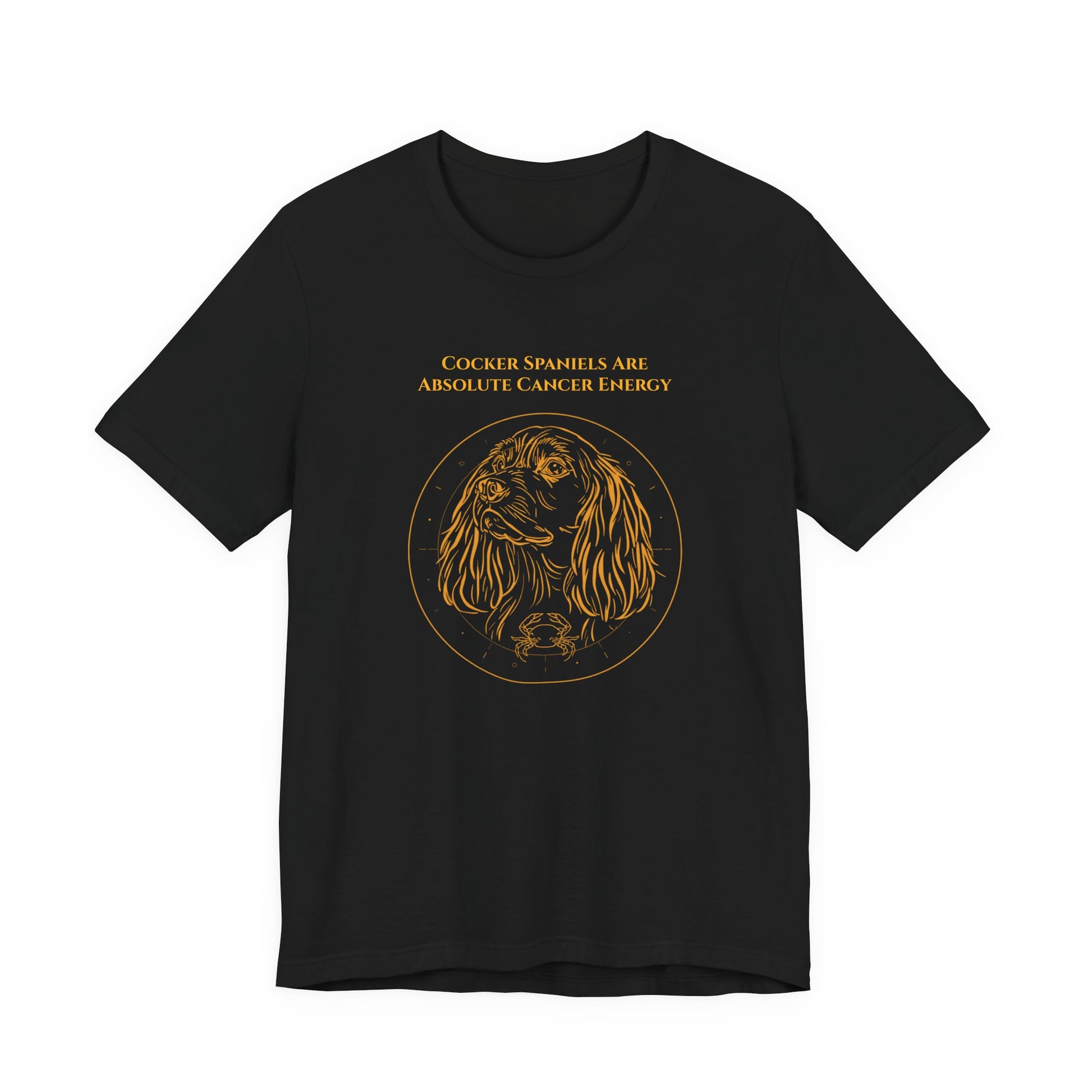 Zodiac Pack Cocker Spaniel T-Shirt — Cancer design, photo 06