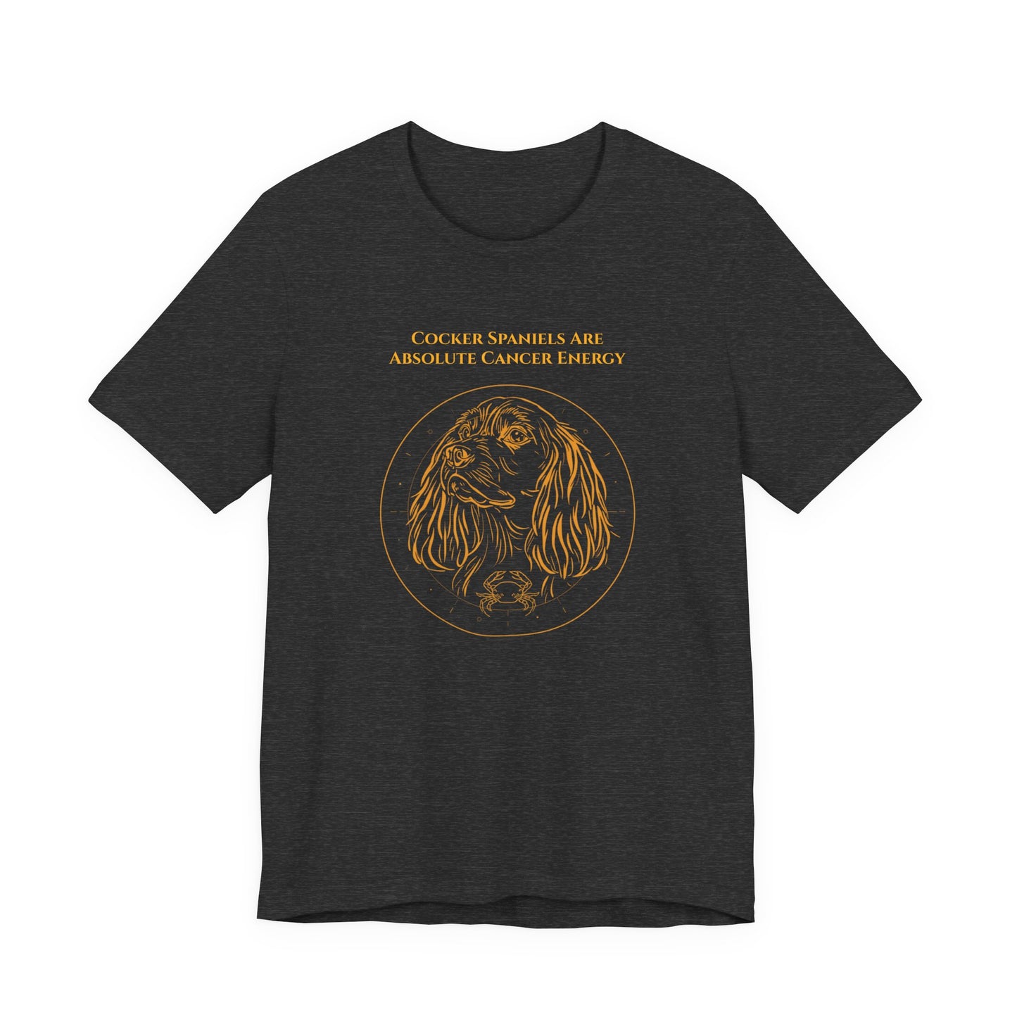 Zodiac Pack Cocker Spaniel T-Shirt — Cancer design, photo 18