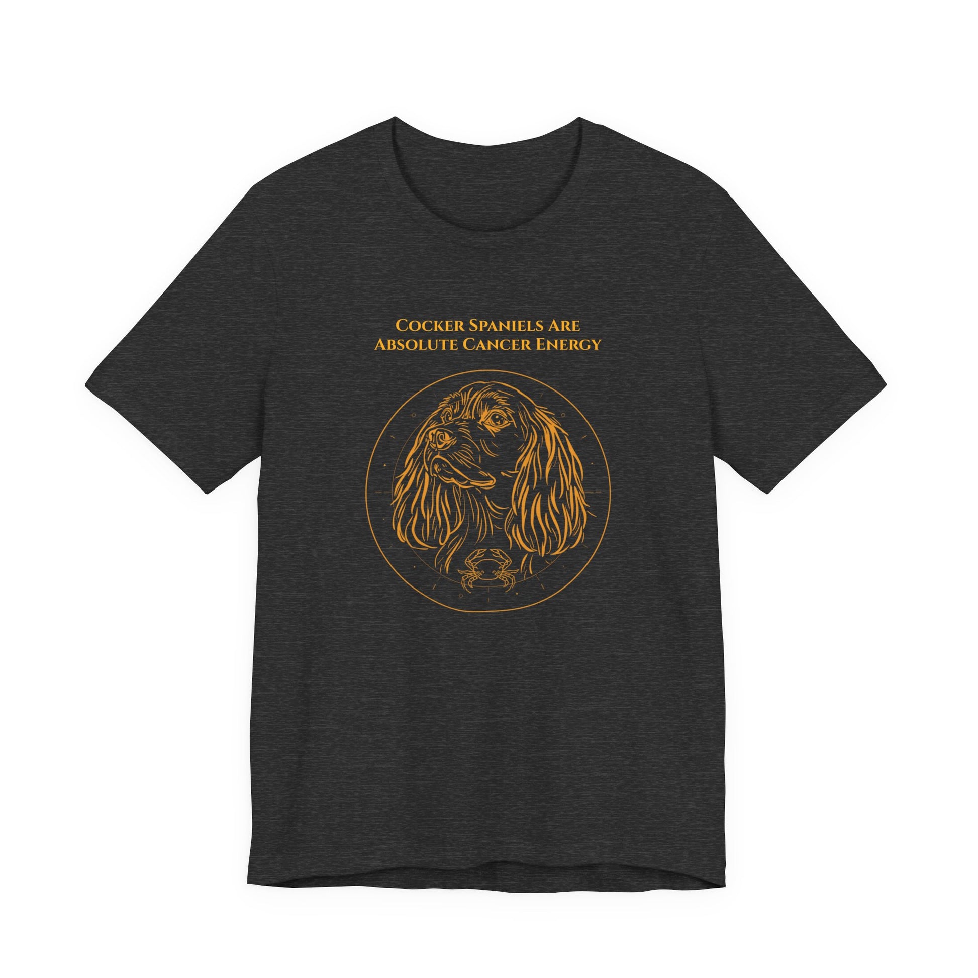 Zodiac Pack Cocker Spaniel T-Shirt — Cancer design, photo 18
