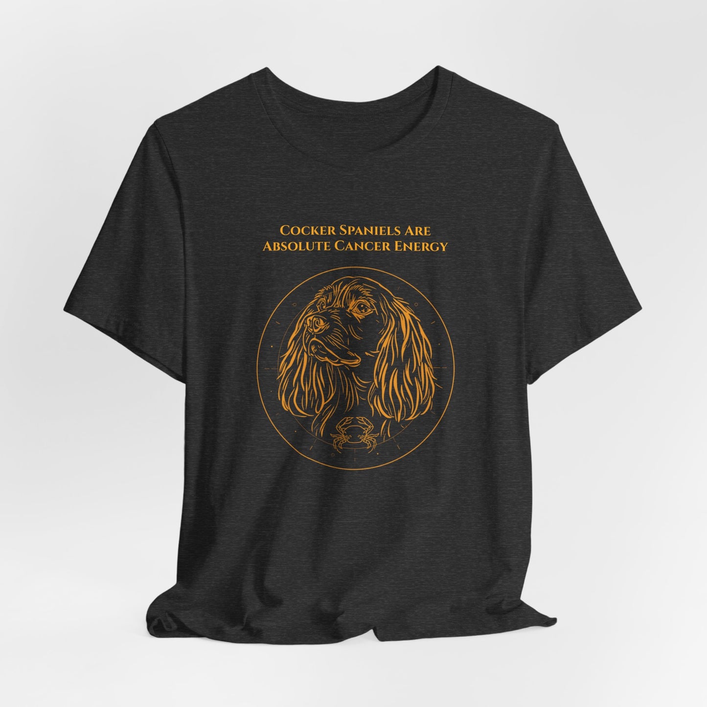 Zodiac Pack Cocker Spaniel T-Shirt — Cancer design, photo 21