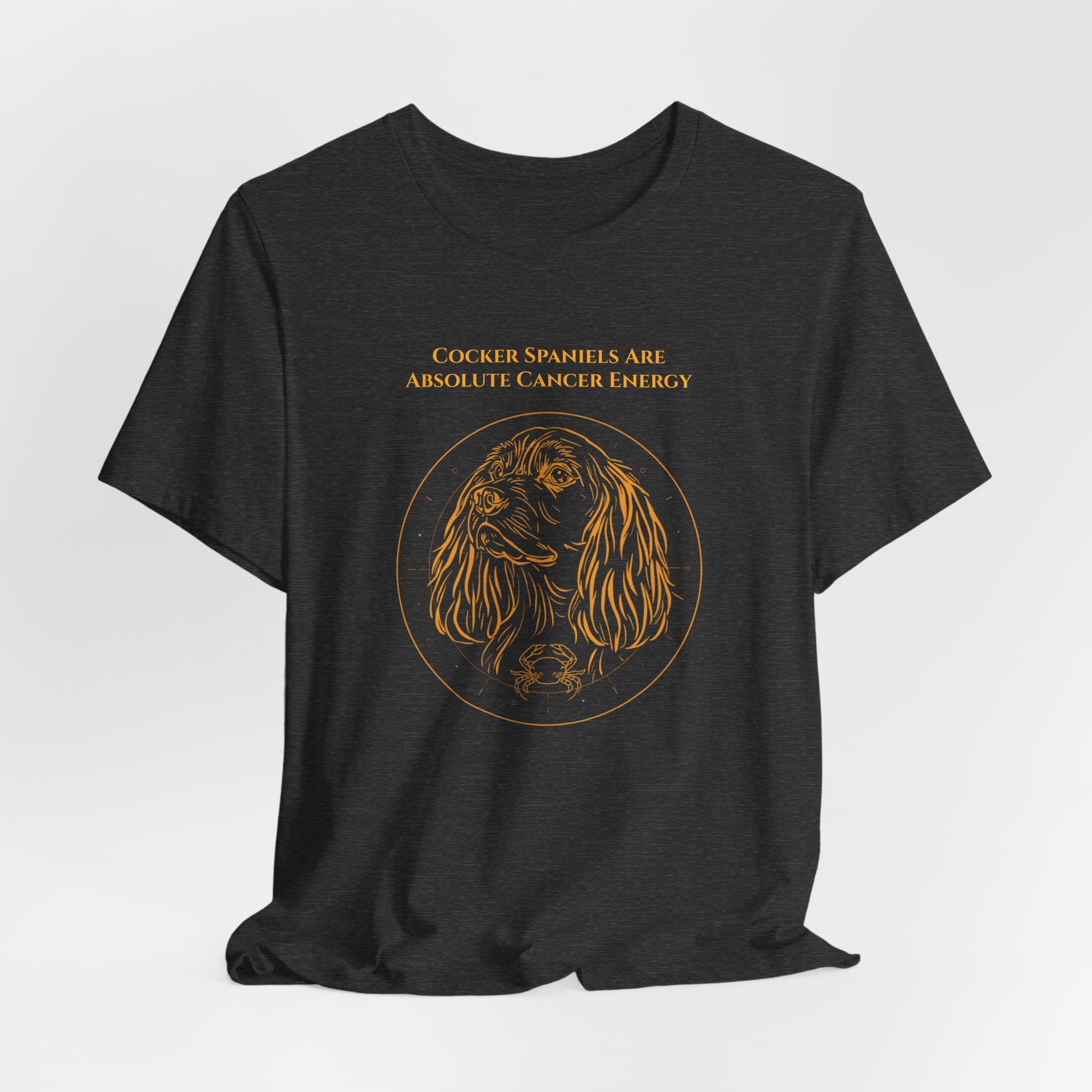 Zodiac Pack Cocker Spaniel T-Shirt — Cancer design, photo 21