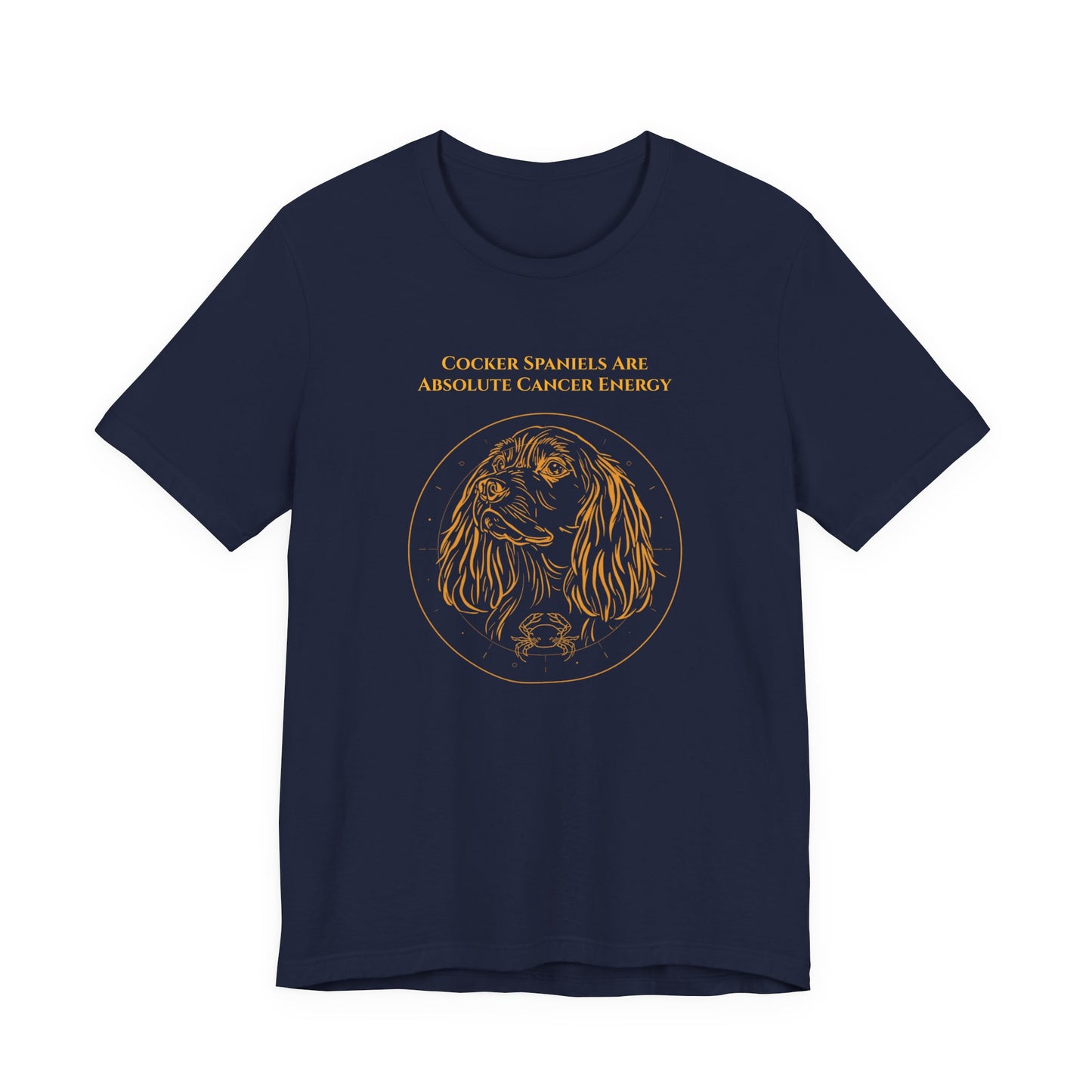 Zodiac Pack Cocker Spaniel T-Shirt — Cancer design, photo 24