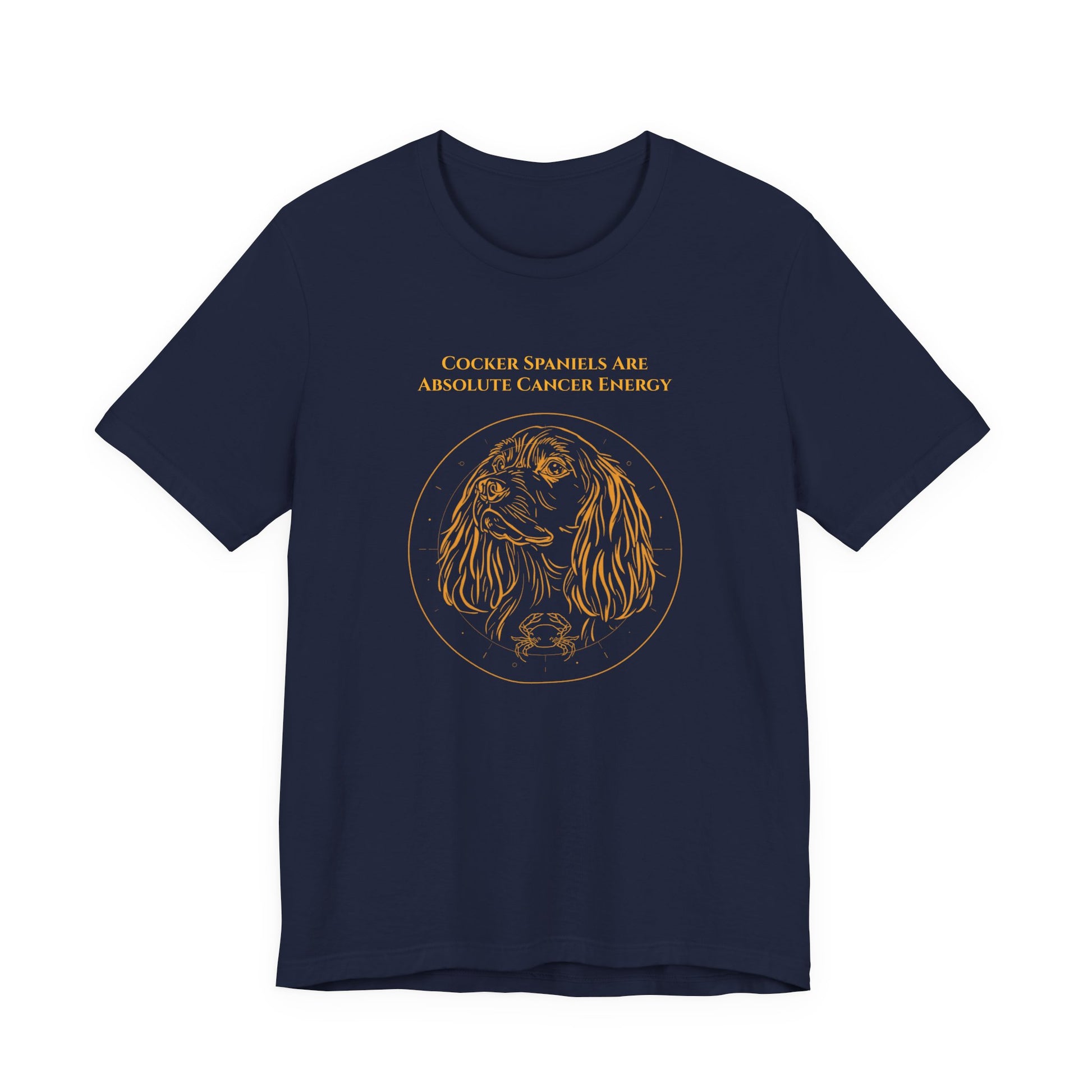 Zodiac Pack Cocker Spaniel T-Shirt — Cancer design, photo 24