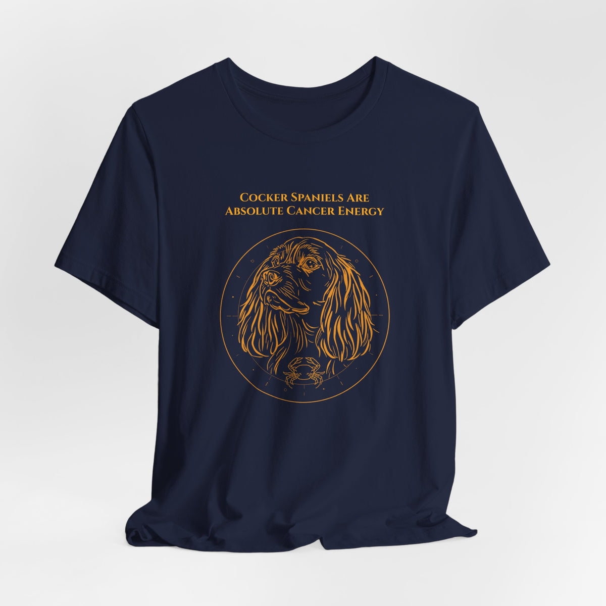 Zodiac Pack Cocker Spaniel T-Shirt — Cancer design, photo 27