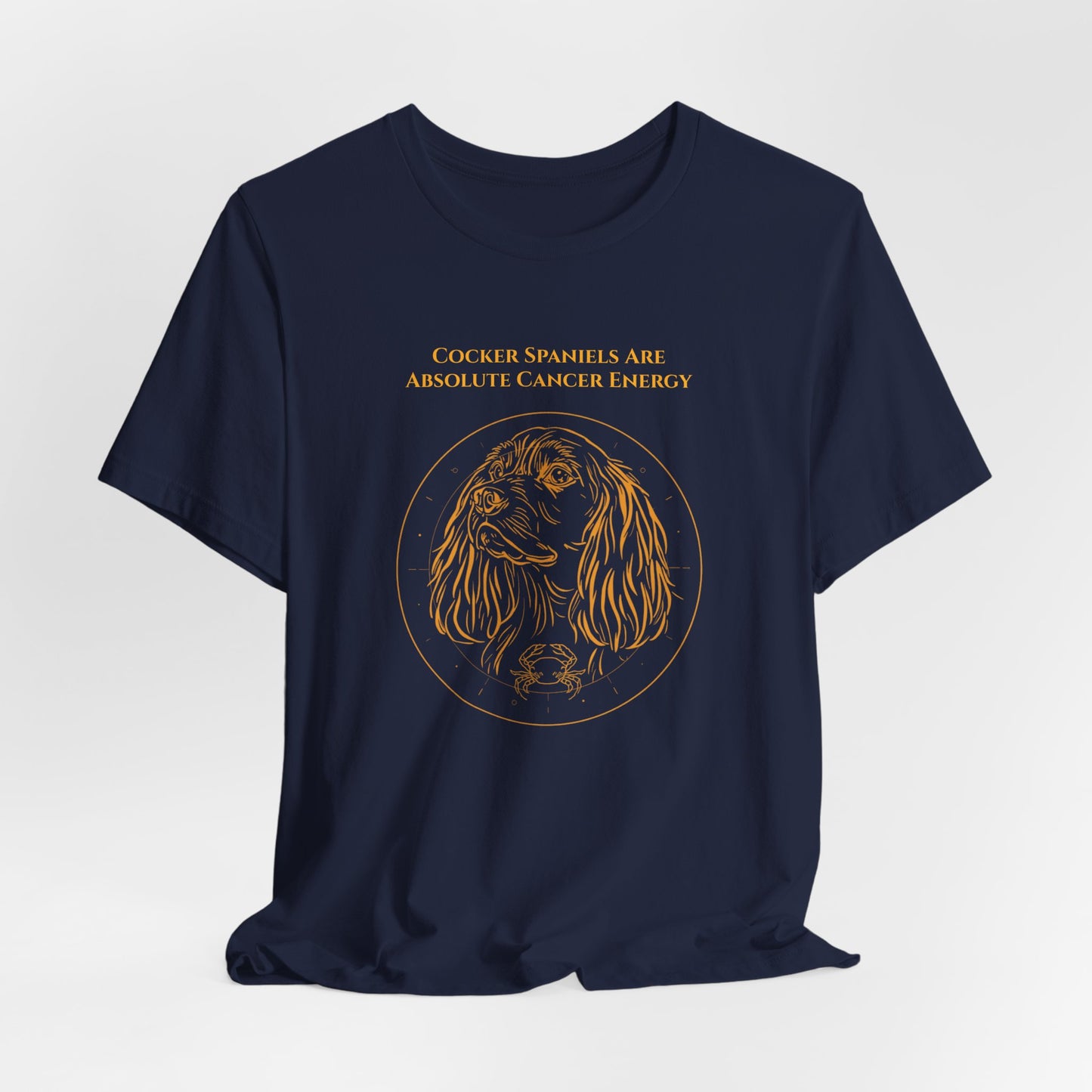 Zodiac Pack Cocker Spaniel T-Shirt — Cancer design, photo 27
