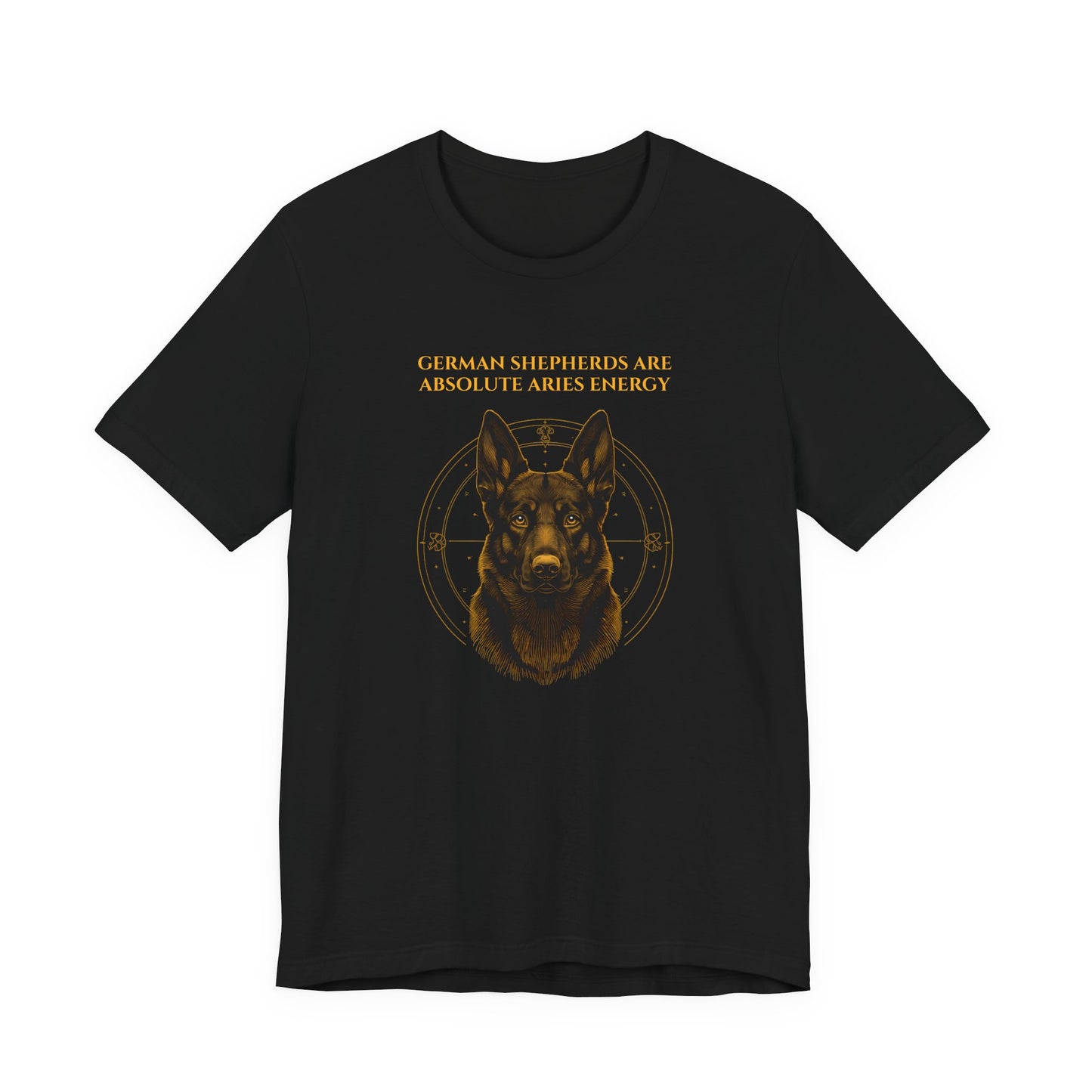 Zodiac Pack German Shepherd T-Shirt — Aries design, photo 06