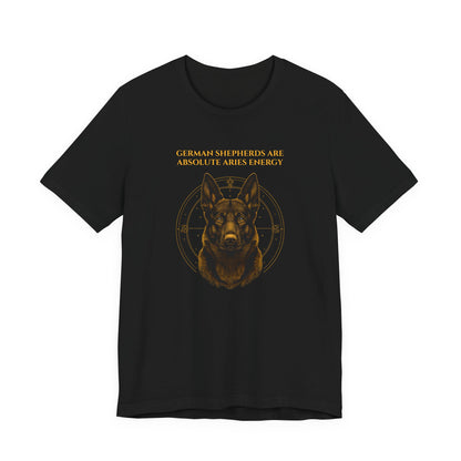 Zodiac Pack German Shepherd T-Shirt — Aries design, photo 06