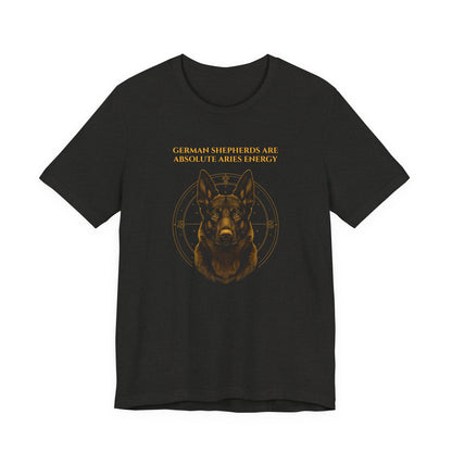 Zodiac Pack German Shepherd T-Shirt — Aries design, photo 12