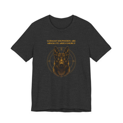 Zodiac Pack German Shepherd T-Shirt — Aries design, photo 18