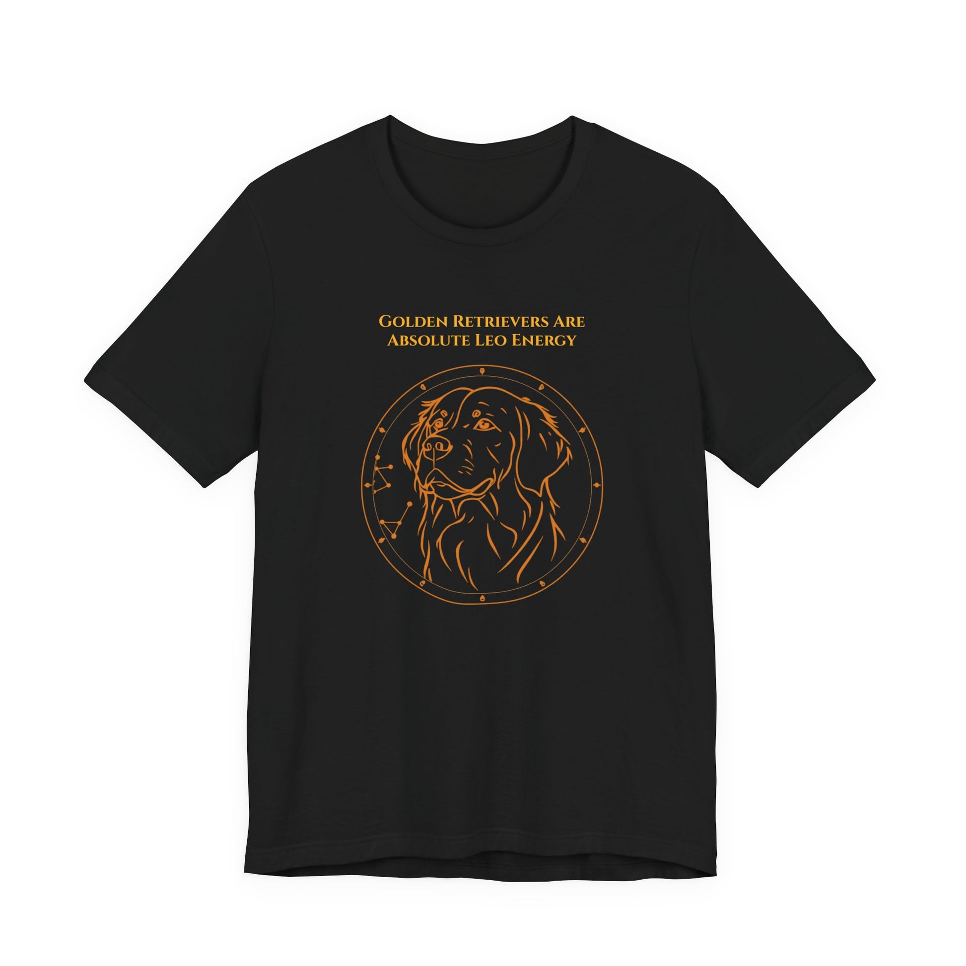 Zodiac Pack Golden Retriever T-Shirt — Leo design, photo 06