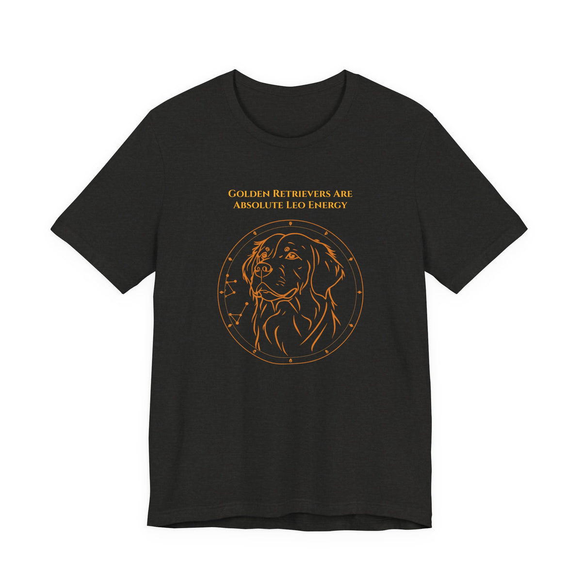 Zodiac Pack Golden Retriever T-Shirt — Leo design, photo 12