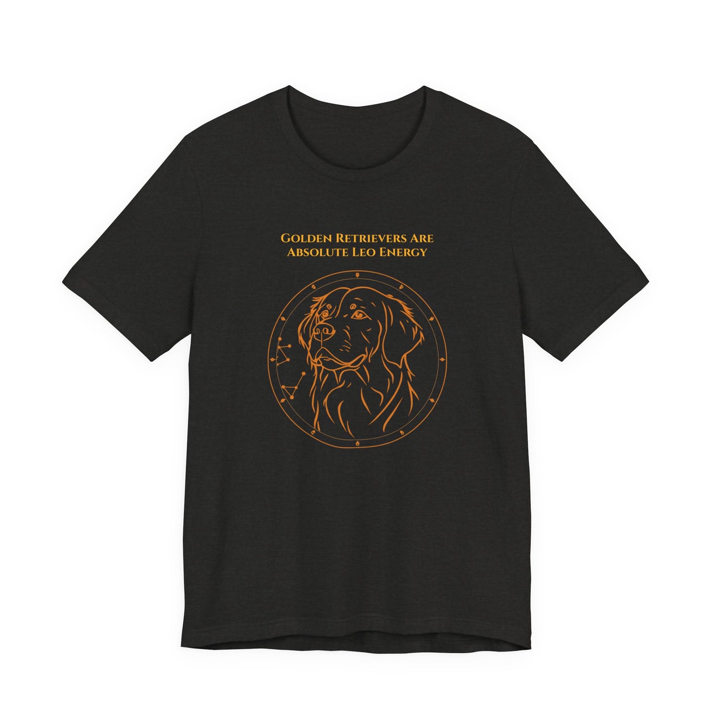 Zodiac Pack Golden Retriever T-Shirt — Leo design, photo 12