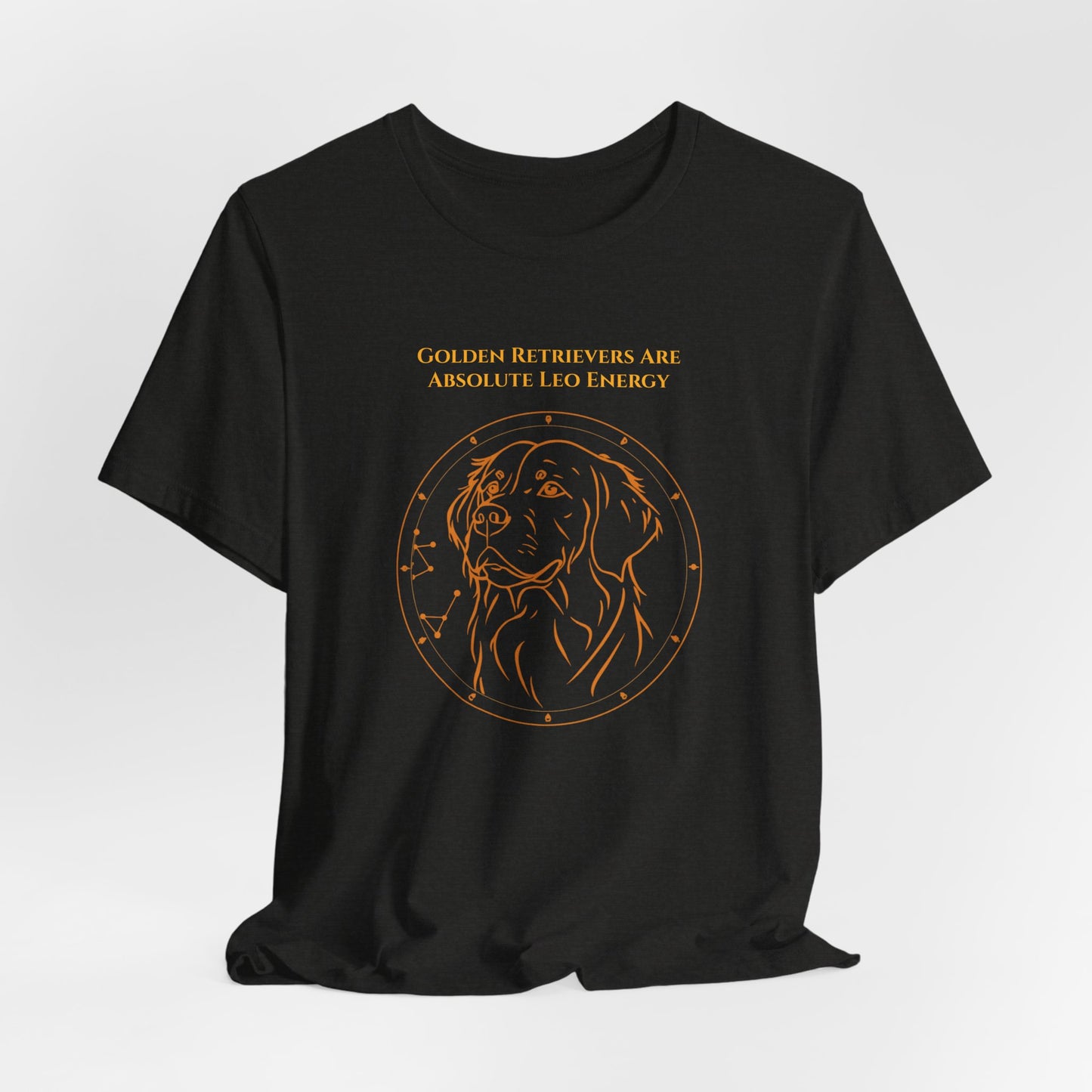 Zodiac Pack Golden Retriever T-Shirt — Leo design, photo 15
