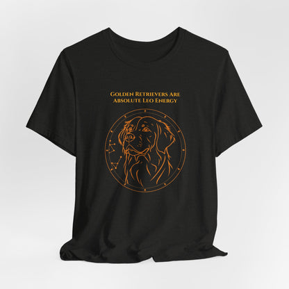 Zodiac Pack Golden Retriever T-Shirt — Leo design, photo 15