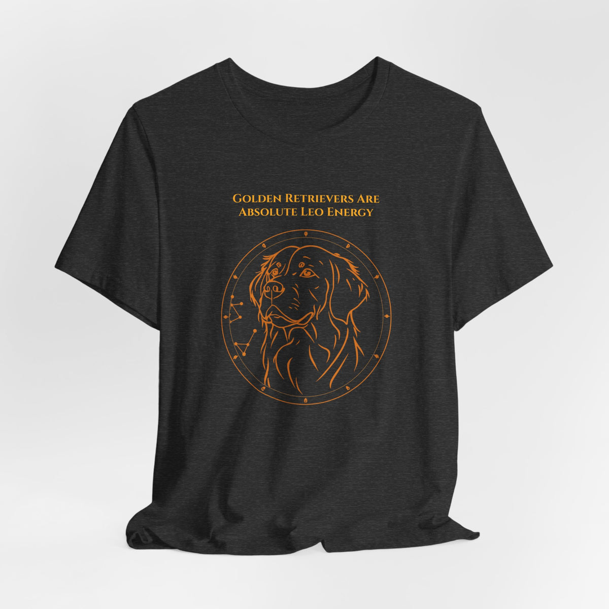 Zodiac Pack Golden Retriever T-Shirt — Leo design, photo 21