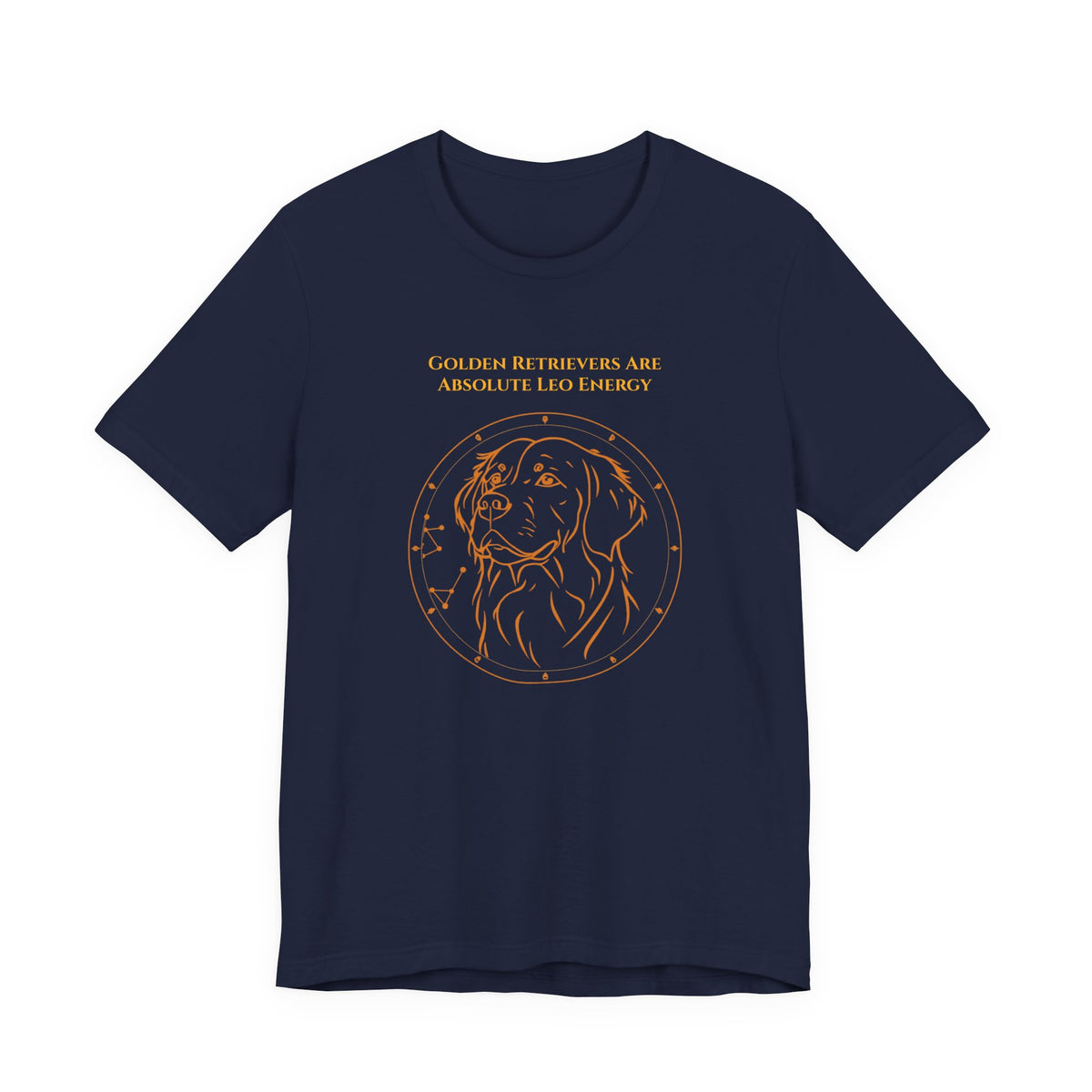 Zodiac Pack Golden Retriever T-Shirt — Leo design, photo 24