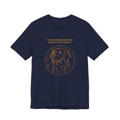 Zodiac Pack Golden Retriever T-Shirt — Leo design, photo 24