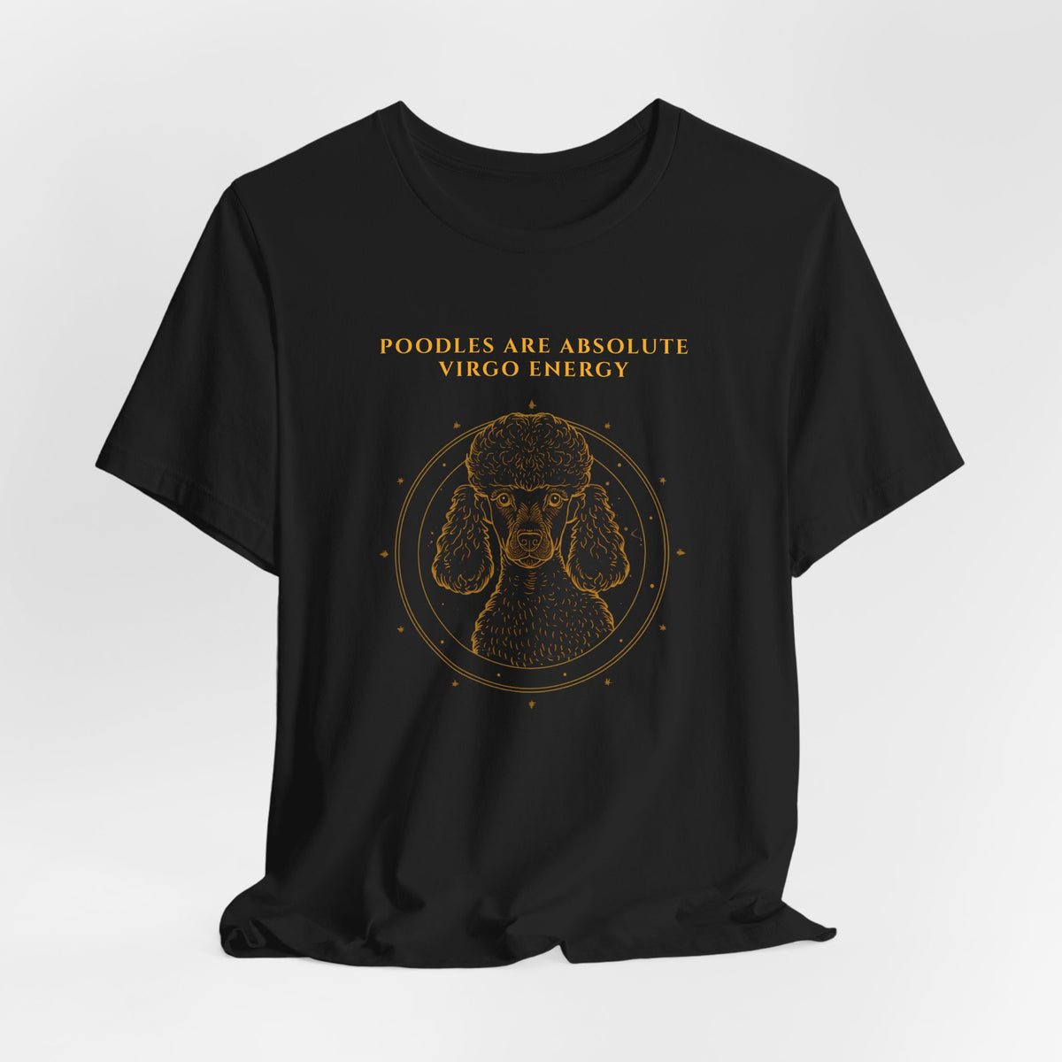 Zodiac Pack Poodle T-Shirt — Virgo design, photo 09