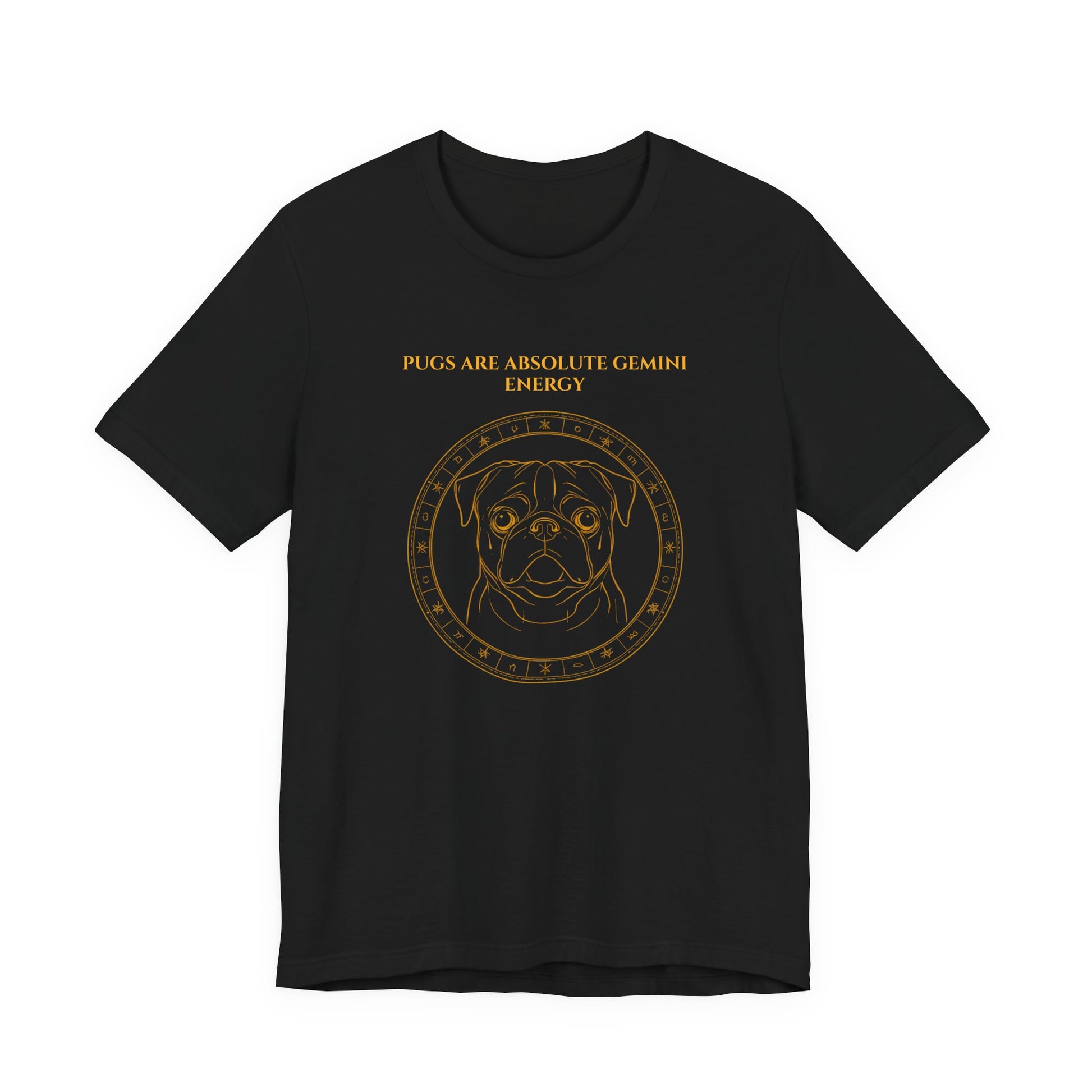 Zodiac Pack Pug T-Shirt — Gemini design, photo 06