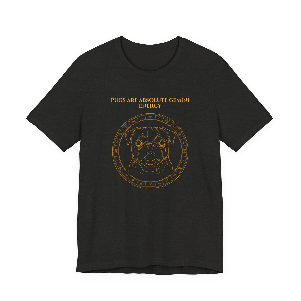 Zodiac Pack Pug T-Shirt — Gemini design, photo 12