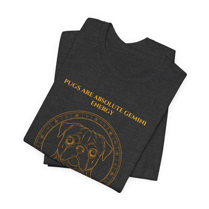 Zodiac Pack Pug T-Shirt — Gemini design, photo 20