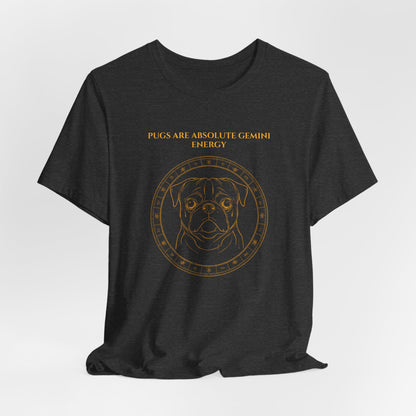 Zodiac Pack Pug T-Shirt — Gemini design, photo 21