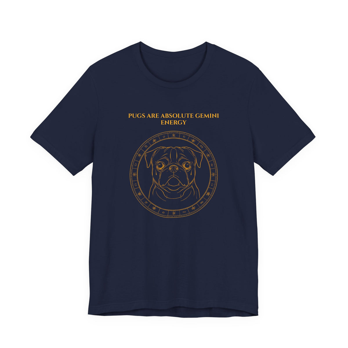 Zodiac Pack Pug T-Shirt — Gemini design, photo 24