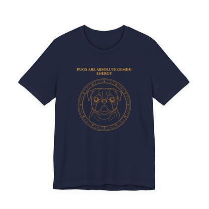 Zodiac Pack Pug T-Shirt — Gemini design, photo 24